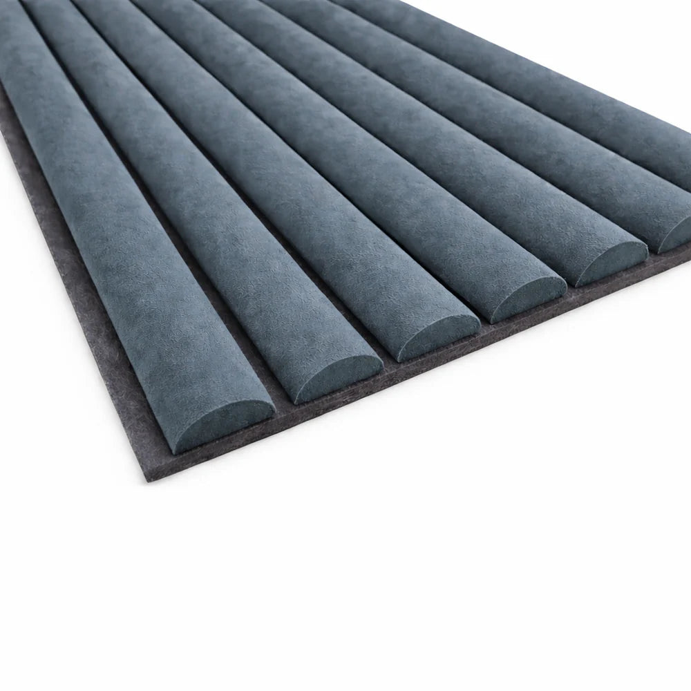Suède Akoestisch Wandpaneel – Turqoise – 280 x 60 cm 2