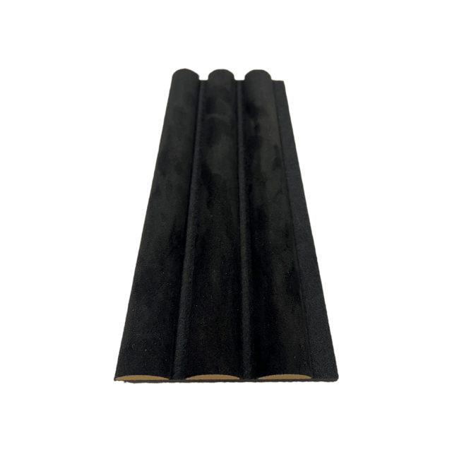 Suède Akoestisch Wandpaneel – Zwart – 280 x 60 cm 4